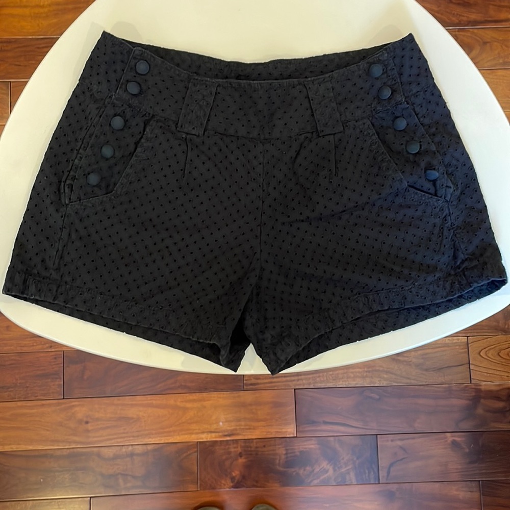 French Connection embroidered sailor shorts